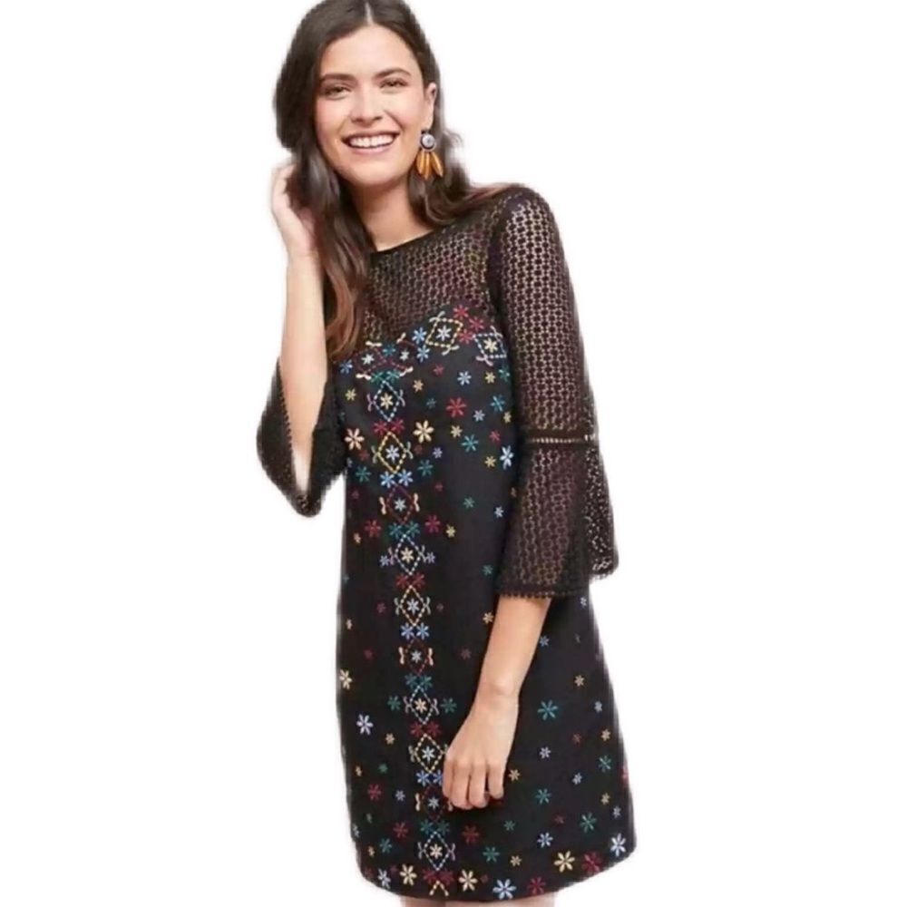 Akemi & Kin embroidered shift dress